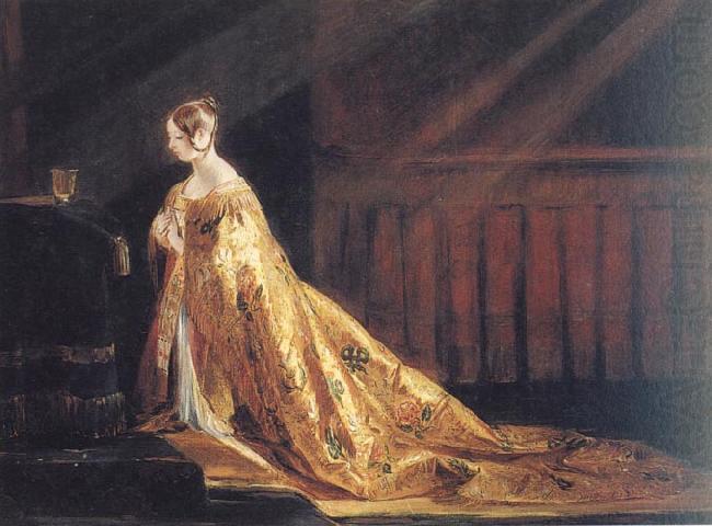 Queen Victoria in her Coronation Robes, Charles Robert Leslie